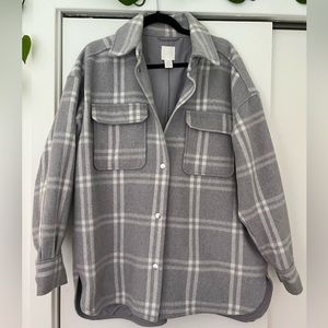 H&M oversized shacket